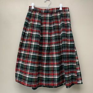 Compania Fantastica M Plaid midi Skirt ModCloth